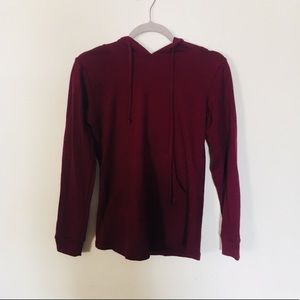 Maroon light hoodie